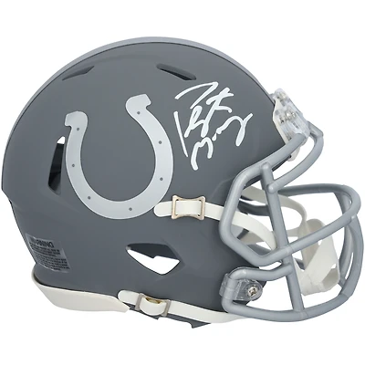 Peyton Manning Indianapolis Colts Autographed Riddell Slate Speed Mini Helmet  