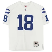 Peyton Manning Indianapolis Colts Autographed White Mitchell & Ness Legacy Jersey with "SB XLI MVP" Inscription