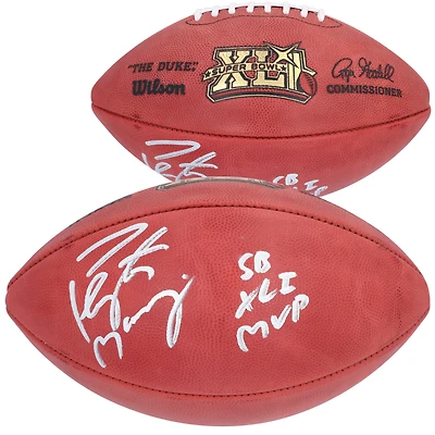 Peyton Manning Indianapolis Colts Autographed Wilson Super Bowl XLI Pro Football with "SB XLI MVP" Inscription