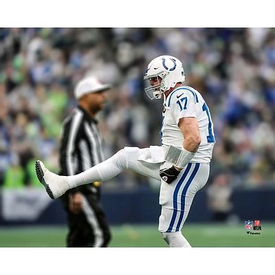 Philip Rivers Indianapolis Colts Unsigned 2025 Week 15 Celebrating Touchdown Pass Photograph