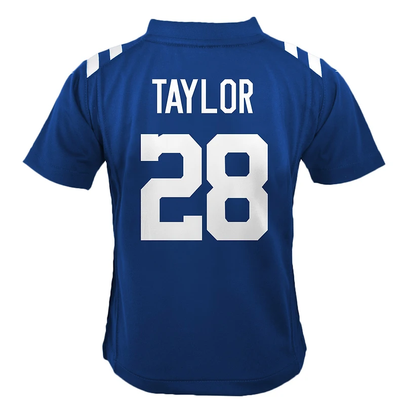 Maillot de match Nike Jonathan Taylor Royal Indianapolis Colts pour enfants d'âge préscolaire