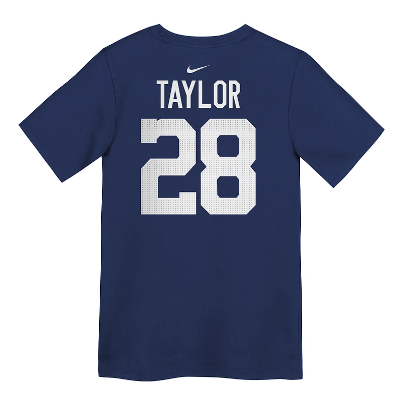 Preschool Nike Jonathan Taylor Royal Indianapolis Colts Player Name & Number T-Shirt