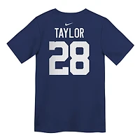 Preschool Nike Jonathan Taylor Royal Indianapolis Colts Player Name & Number T-Shirt