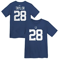Preschool Nike Jonathan Taylor Royal Indianapolis Colts Player Name & Number T-Shirt