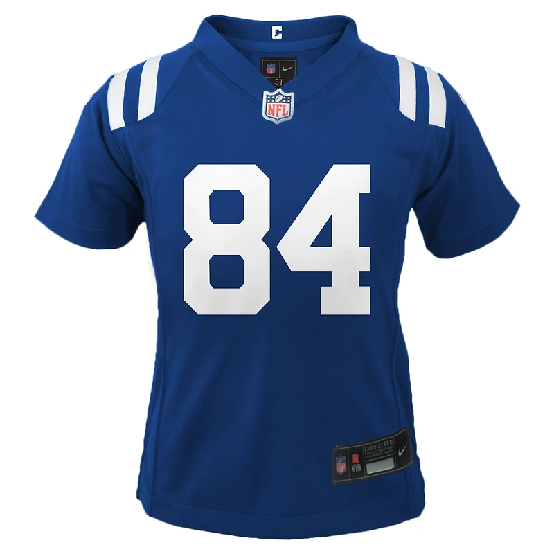 Maillot de match Nike Tyler Warren Royal Indianapolis Colts pour enfants d'âge préscolaire