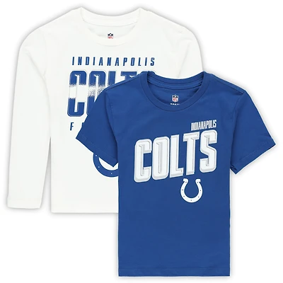 Ensemble de t-shirts « The Mix » pour enfants d'âge préscolaire Outerstuff des Indianapolis Colts