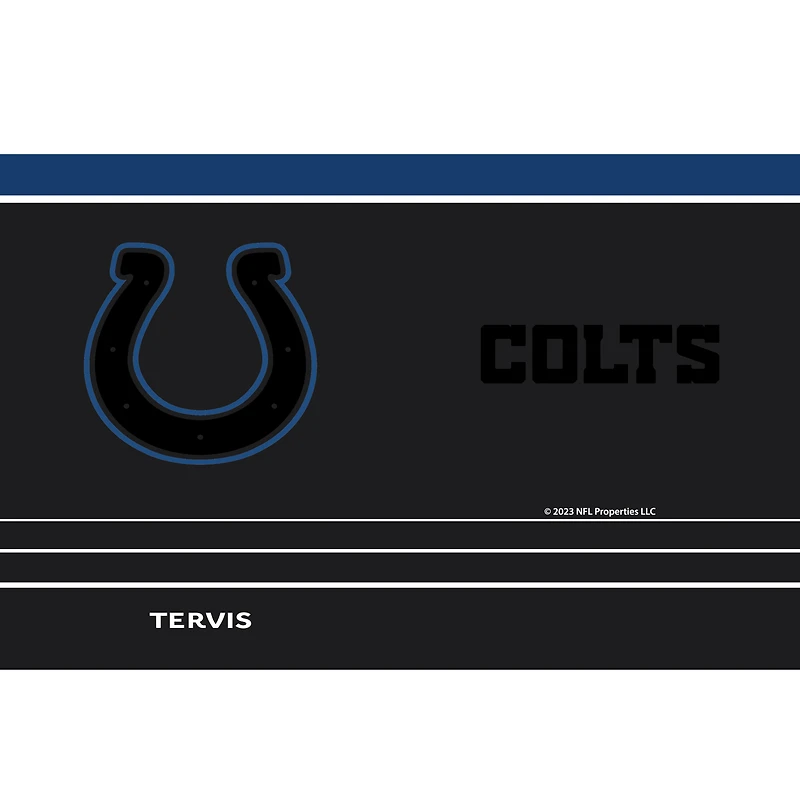 Tervis Indianapolis Colts 30oz. Gobelet de jeu de nuit avec paille