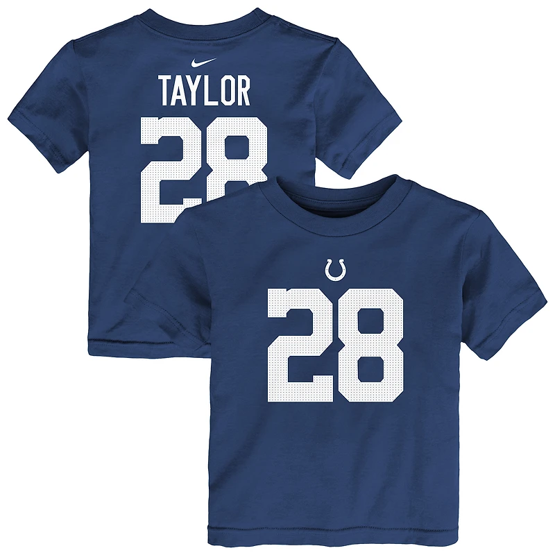 Toddler Nike Jonathan Taylor Royal Indianapolis Colts Player Name & Number T-Shirt