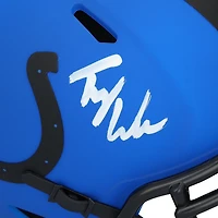 Tyler Warren Indianapolis Colts Autographed Riddell Rave Speed Mini Helmet