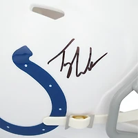 Tyler Warren Indianapolis Colts Autographed Riddell Speed Mini Helmet