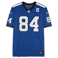 Maillot alternatif bleu royal Nike autographié par Tyler Warren des Indianapolis Colts
