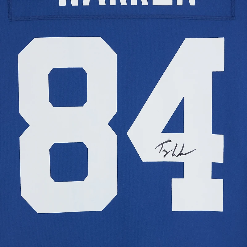 Tyler Warren Indianapolis Colts Autographed Royal Nike Game Jersey 