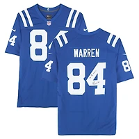 Tyler Warren Indianapolis Colts Autographed Royal Nike Game Jersey with "For The Shoe!!" Inscription