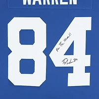 Tyler Warren Indianapolis Colts Autographed Royal Nike Game Jersey with "For The Shoe!!" Inscription
