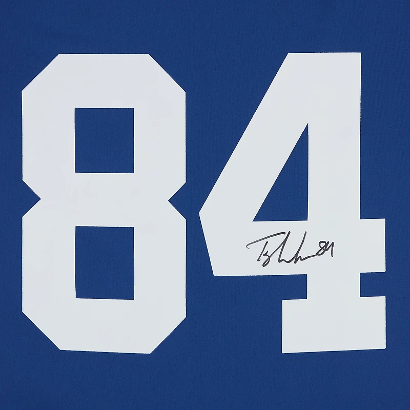 Tyler Warren Indianapolis Colts Autographed Royal Nike Throwback Game Jersey