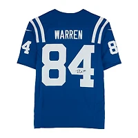 Tyler Warren Indianapolis Colts Autographed Royal Nike Vapor F.U.S.E. Limited Jersey