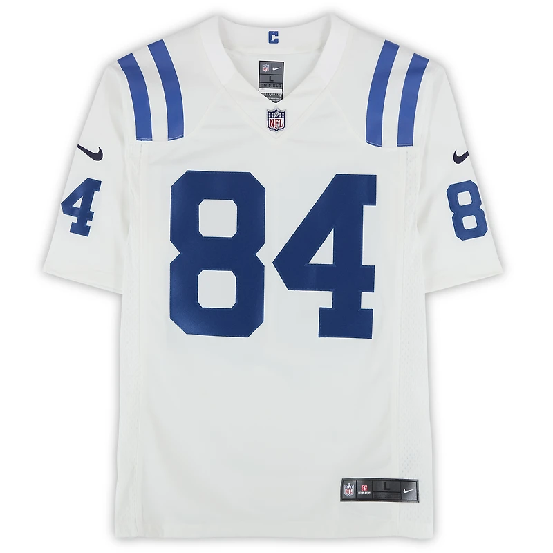 Maillot blanc Nike Limited autographié de Tyler Warren, Indianapolis Colts