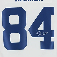 Tyler Warren Indianapolis Colts Autographed White Nike Limited Jersey