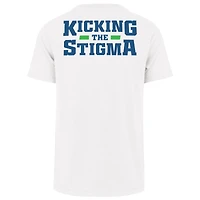 Unisex '47  White Indianapolis Colts Mental Health is Kicking the Stigma Franklin T-Shirt