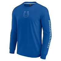 Unisex Fanatics Royal Indianapolis Colts Elements Strive Long Sleeve T-Shirt