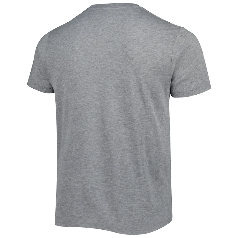 Unisex Homage Jonathan Taylor & Shaquille Leonard Heather Gray Indianapolis Colts NFL Jam Tri-Blend T-Shirt