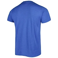 Unisex Homage Jonathan Taylor Heather Royal Indianapolis Colts Caricature Player Tri-Blend T-Shirt