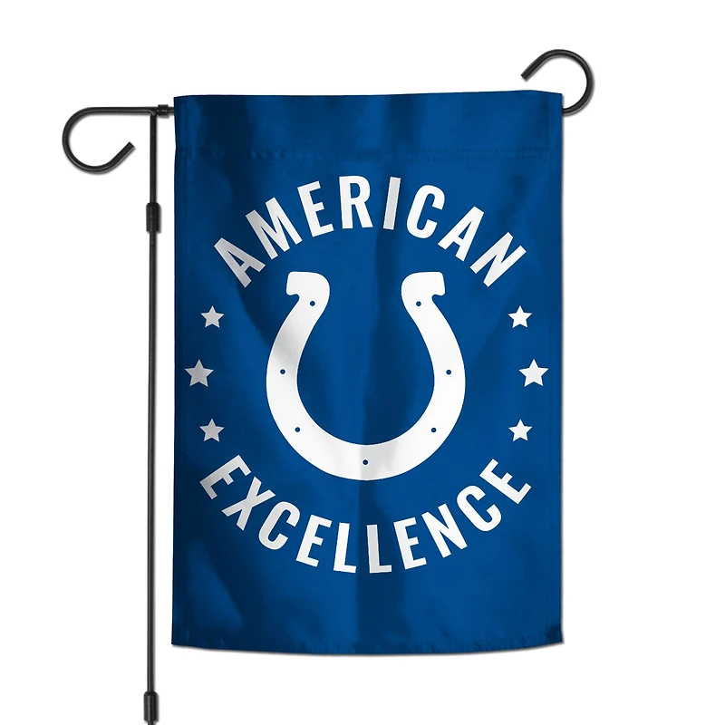 Drapeau de jardin double face WinCraft Indianapolis Colts 12" x 18" America 250