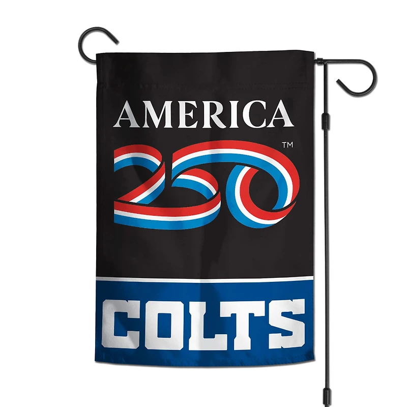 WinCraft Indianapolis Colts 12" x 18" Double-Sided America 250 Garden Flag