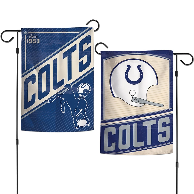 WinCraft Indianapolis Colts 2 côtés 12'' x 18'' Team Garden Flag