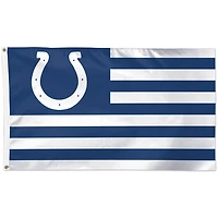 Drapeau de luxe WinCraft Indianapolis Colts 90 x 150 cm, style américain étoiles et rayures