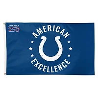 Drapeau de luxe WinCraft Indianapolis Colts 3' x 5' à une face America 250