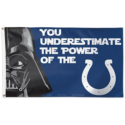 WinCraft Indianapolis Colts 3' x 5' Star Wars Deluxe - Single-Sided Flag