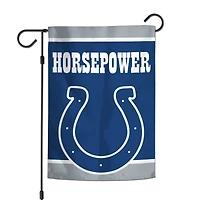 WinCraft Indianapolis Colts Double-Sided 12'' x 18'' Team Slogan Garden Flag