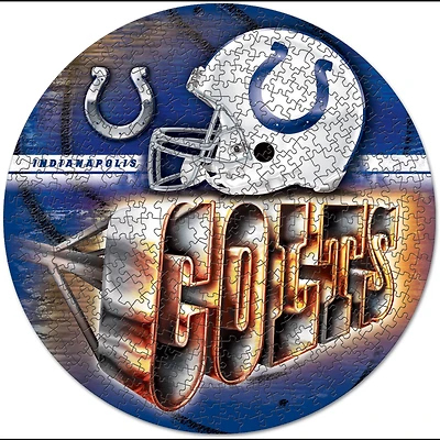 Puzzle rond WinCraft Indianapolis Colts de 500 pièces