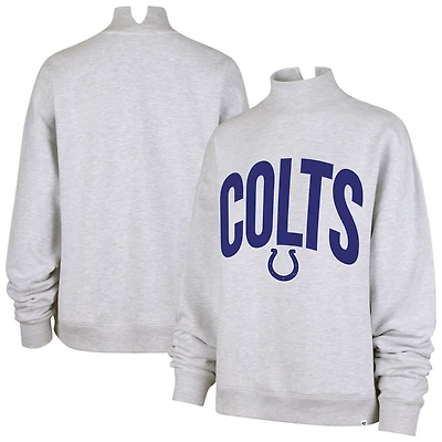 Sweat-shirt à col montant Subtle Muse gris '47 Indianapolis Colts pour femme