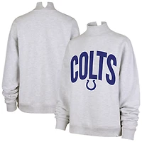Sweat-shirt à col montant Subtle Muse gris '47 Indianapolis Colts pour femme
