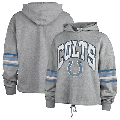 Sweat à capuche '47 Heather Grey Indianapolis Colts Upland Bennett pour femmes
