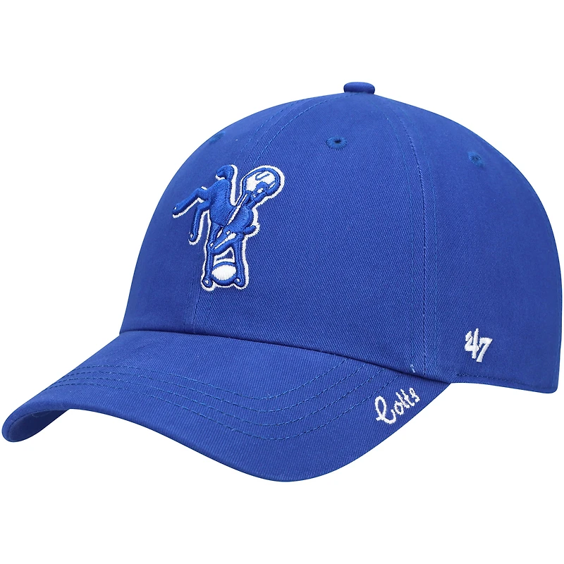 Casquette ajustable pour femme '47 Royal Indianapolis Colts Miata Clean Up