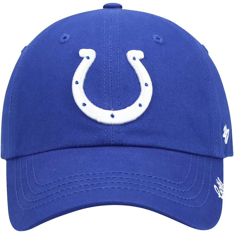 Women's '47 Royal Indianapolis Colts Miata Clean Up Primary Adjustable Hat