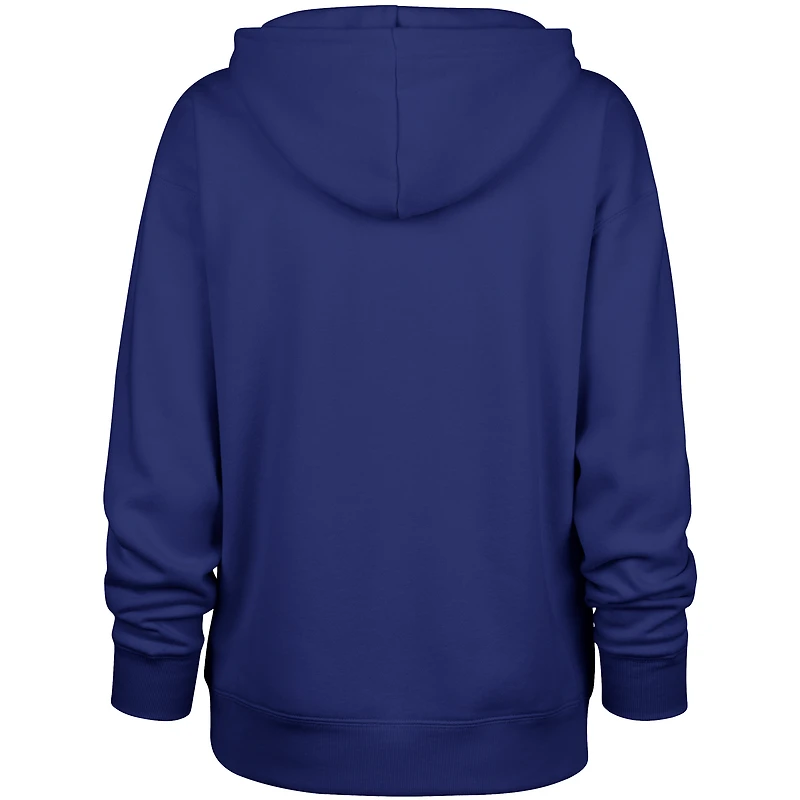 Women's '47 Royal Indianapolis Colts Whirlwind Naomi Pullover Hoodie
