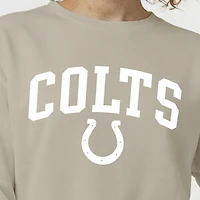 Women's Champion  Light Brown Indianapolis Colts Powerblend Cocoa Butter Fleece Sweatshirt