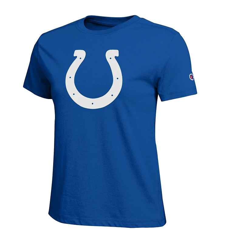 Women's Champion Royal Indianapolis Colts Logo T-Shirt