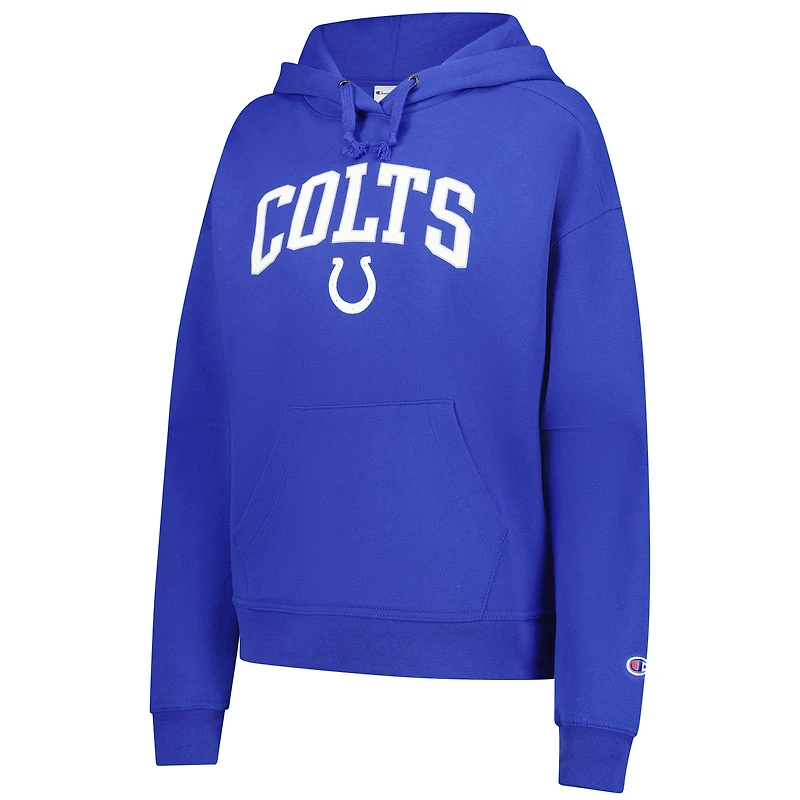 Women's Champion  Royal Indianapolis Colts Powerblend Hoodie