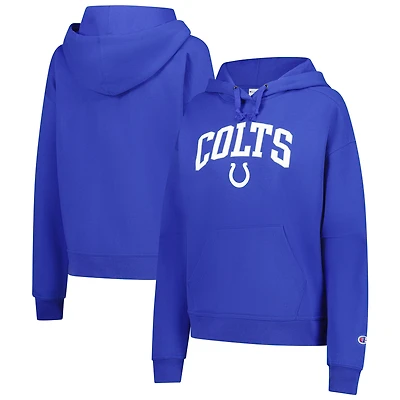 Women's Champion  Royal Indianapolis Colts Powerblend Hoodie