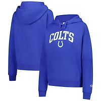 Women's Champion  Royal Indianapolis Colts Powerblend Hoodie