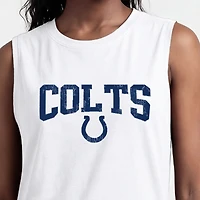 Women's Champion  White Indianapolis Colts Muscle Tank Top