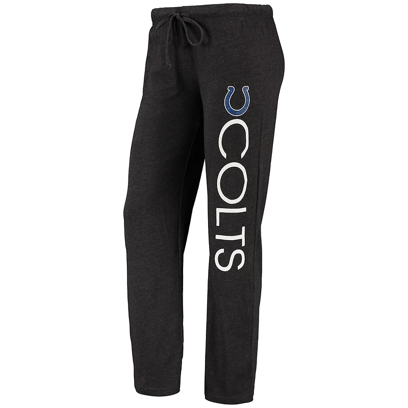 Concepts Sport Ensemble de nuit avec débardeur et pantalon pour femme Noir/Royal Indianapolis Colts