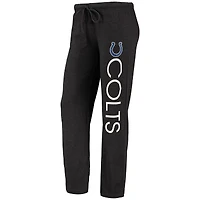 Concepts Sport Ensemble de nuit avec débardeur et pantalon pour femme Noir/Royal Indianapolis Colts