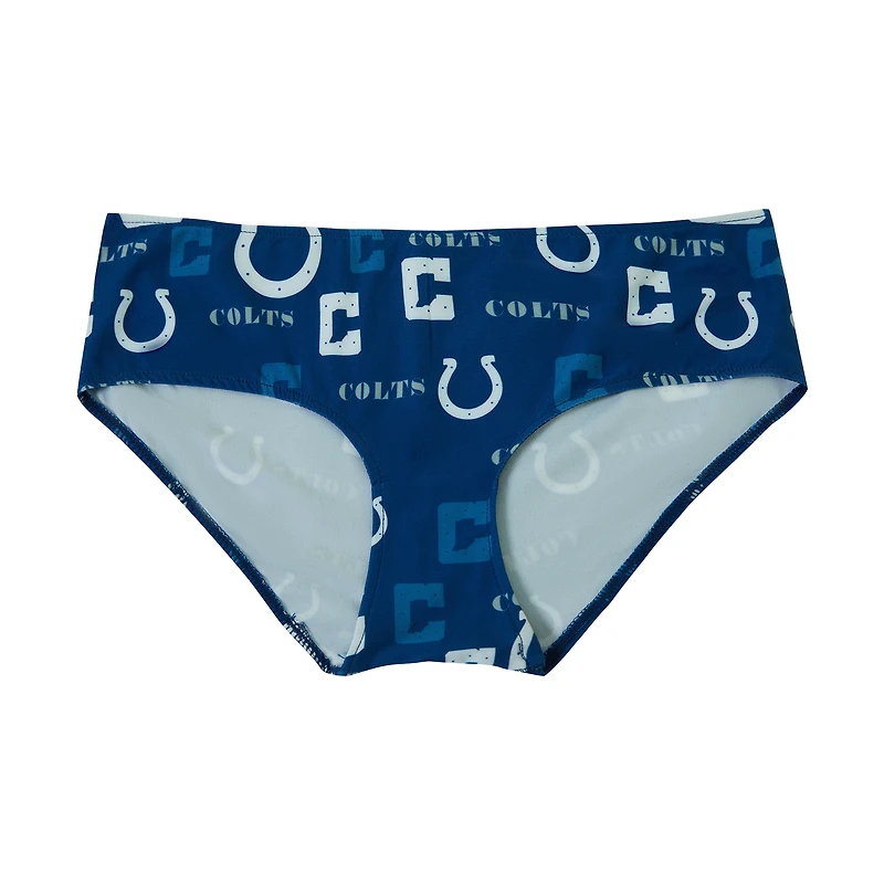 Women's Concepts Sport Blue Indianapolis Colts Mosaic Allover Print Knit Panty