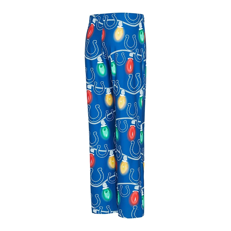 Women's Concepts Sport Indianapolis Colts Garland Knit Raglan Long Sleeve Top & Pants Set